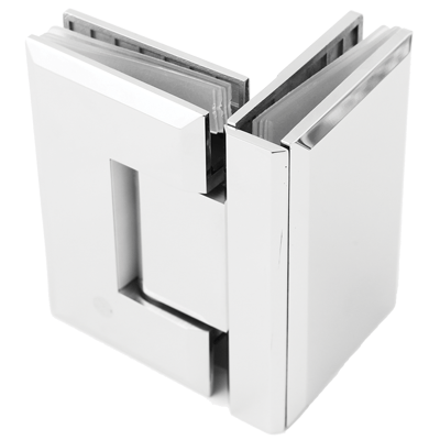 Hængsel glas/glas  90° med lukkefunktion