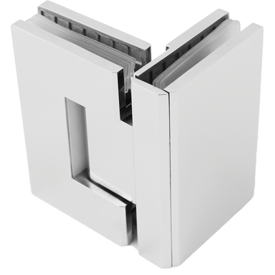 Hængsel glas/glas  90° med lukkefunktion