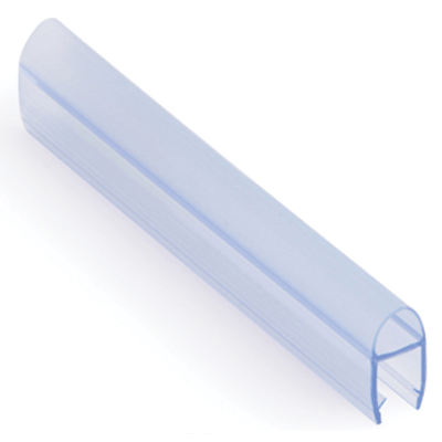 Transparent bobleliste til tætning af brusekabine