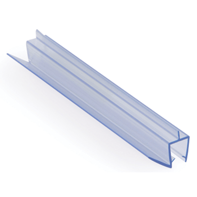 Transparent tætningsliste til tætning mellem brusedør og gulv