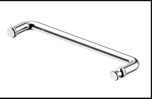 Håndklædeholder med dørknop til brusedør