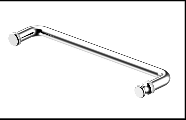 Håndklædeholder med dørknop til brusedør