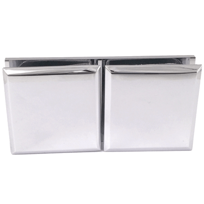 Fastglasbeslag glas/glas 45mm x 45mm 180°