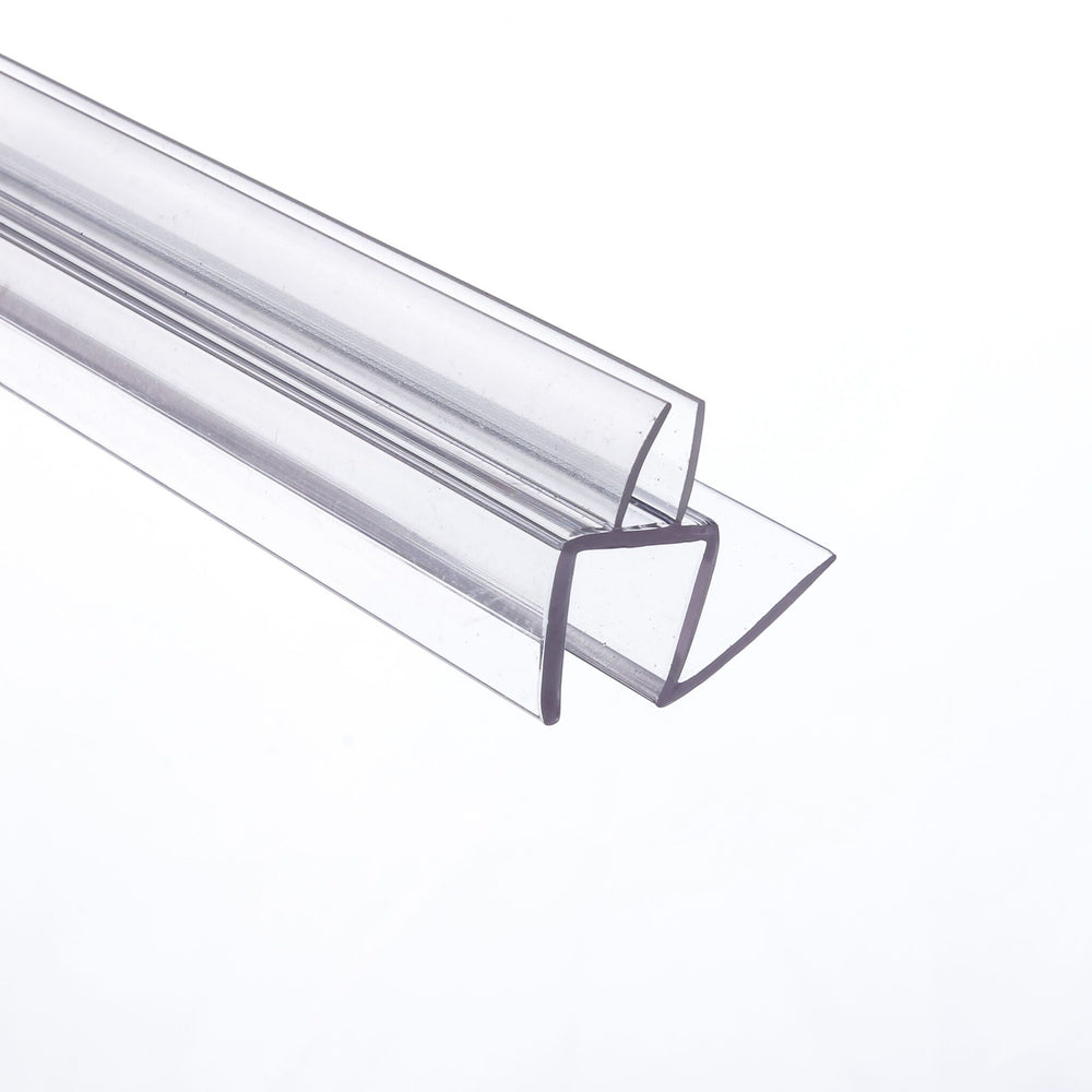 Tætningsliste transparent 8mm læber 13mm vandnæse