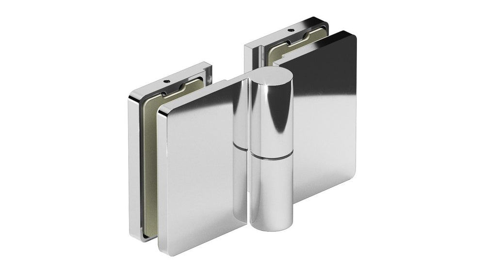 Hængsel til glas brusedør VERONA SLIM med lift funktion, væg/glas 180° højre