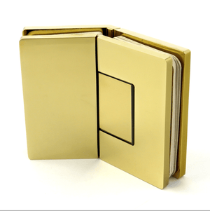 Hængsel glas/glas hængsel 135° VERONA PREMIUM i guld