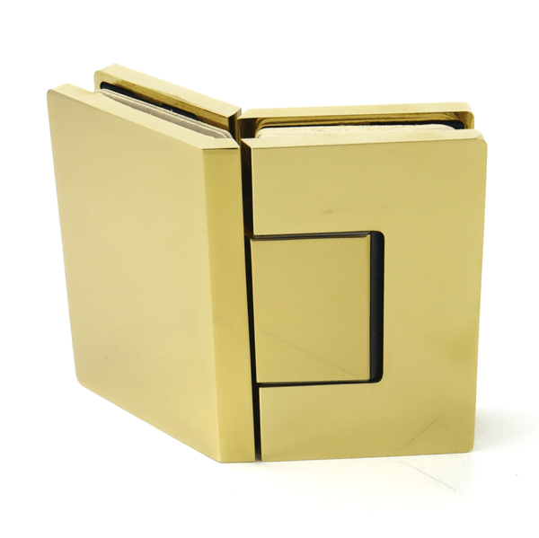 Hængsel glas/glas hængsel 135° VERONA PREMIUM i guld