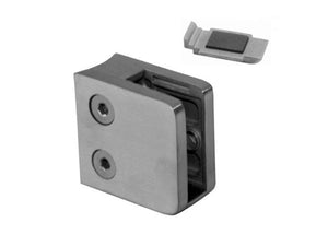 Glasklemme med plade+pin Model 23 til 6 mm glas