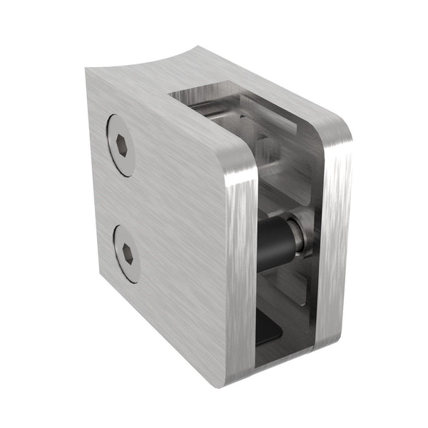 Glasklemme med plade+pin Model 23 til 10 mm glas