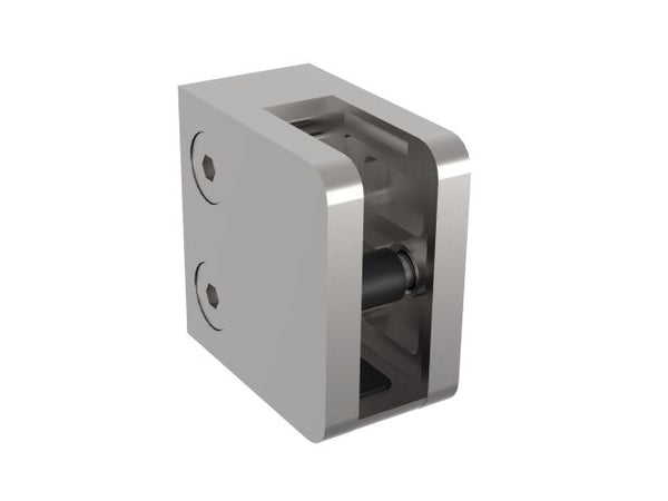 Glasklemme med plade+pin Model 23 til 6 mm glas